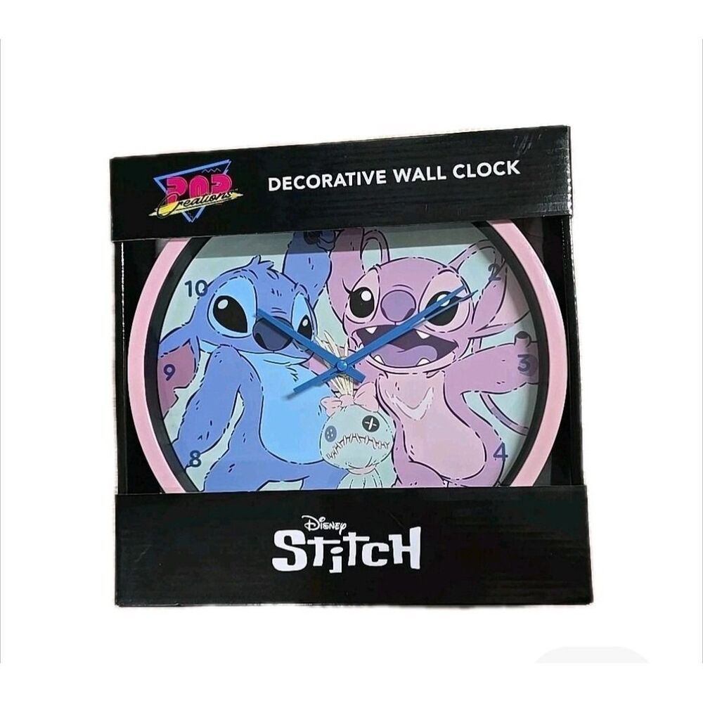 Disney Stitch 10" Decorative Wall Clock. OB02